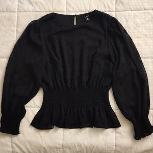 L.N.V Black Blouse